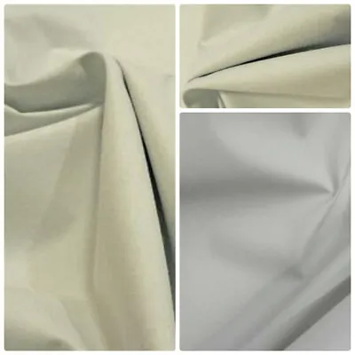 Blackout Thermal White Curtain Lining Fabric Pass 3 - 280 CM (110  ) EXTRA WIDE • £12.49