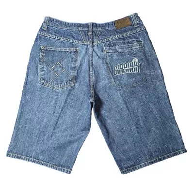 Marithe Francois Girbaud Men's Denim Shorts Size 36x24 Baggy Hip Hop Vintage Y2K • $39.99
