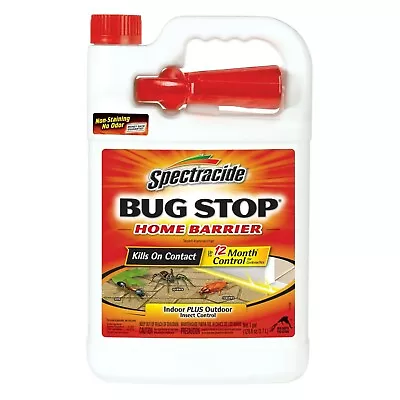 Spectracide Bug Stop Home Barrier - 1-Gallon Bug Killer Spray For Pest Control • $13.51