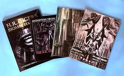 H R GIGER's Necronomicon Biomechanics Monster From The ID New York 4 Books • $299.99