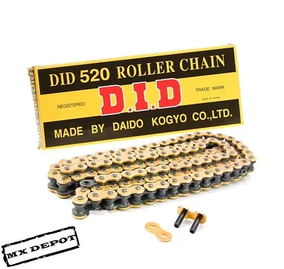 Yamaha Did 520 Gold Motocross Mx Chain Yamaha Yz125 Yz250 Yzf250 Yzf450 • £39.99