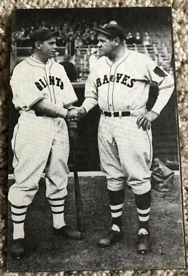 Babe Ruth Bill Terry Postcard From 1978 ASCCA Show In New York Rare HOF • $6.99