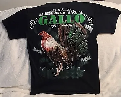 Rooster Gallo Money Dinero Dollar Farm Cock Fight Mexico T-shirt Shirt • $11.37