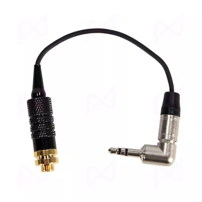 3.5mm Sennheiser Locking Socket To 3.5mm Right Angled Jack (15c • £20