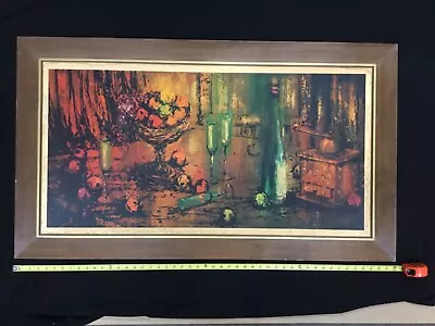 JOSEPH HENRY FEUERBORN Vintage Mid- Century Modern  Still Life  • $159