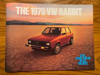 1979 Volkswagen VW Rabbit Sales Brochure - 16 Pages - Full Color - Nice Cond. • $11.99