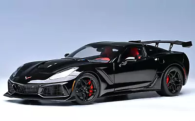 1/18 Chevrolet Corvette C7 ZR1 (Gloss Black) 2019 Model Car By AUTOart 71276 • $229.89