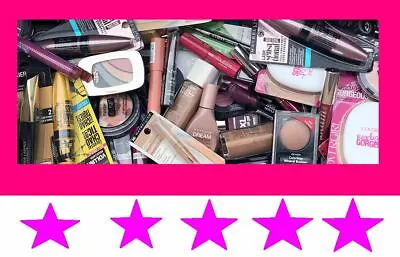 15pc Mixed ALL MAKEUP Beauty Lot EYES + LIPS + FACE High End & Drug Store + BAG! • $19.99