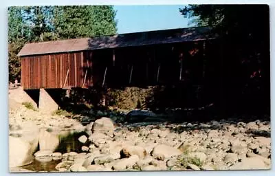 YOSEMITE NATIONAL PARK C ~Wawona COVERED BRIDGE C1960s Mariposa County Postcard • $5.93