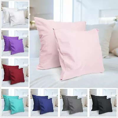 Pair Of European Pillow Case Home Decor Cushion Cover Square Pillowcase 65x65cm • $13.99