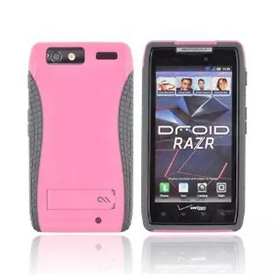 Case-Mate POP! Case With Stand For Motorola Droid RAZR XT912 (Pink/Cool Grey ) • $24.99