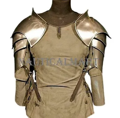 Medieval Female Pauldrons Armor Women Shoulder Guard Pair Of Pauldron • $131