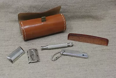 Vintage Gillette Travel Razor Mini-Pak Comb Knife File Bottle Opener Combo Tool • $15