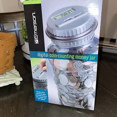 Emerson Digital Coin Counting Money Jar • $9.99