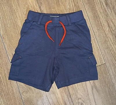 £5.99 • Buy Debenhams Mantaray Kids  Boy Dark Grey Cotton Jersey Cargo Shorts18 24 36 Months