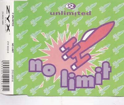 2 Unlimited - No Limit (5 Track Maxi CD) • £0.86