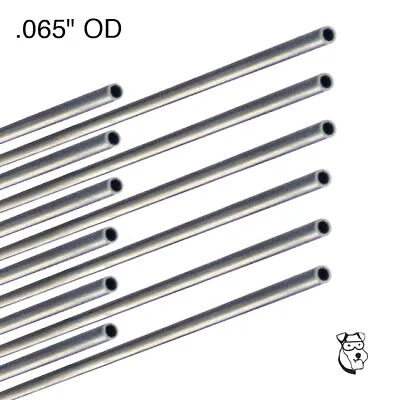 1/24 Drag Slot Car Stainless Steel Chassis Tubing .065  OD X 12  Long - 10 Pcs  • $19.99