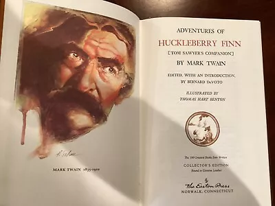 Easton Press—HUCKLEBERRY FIN —Mark Twain (Very Good) • £7.91