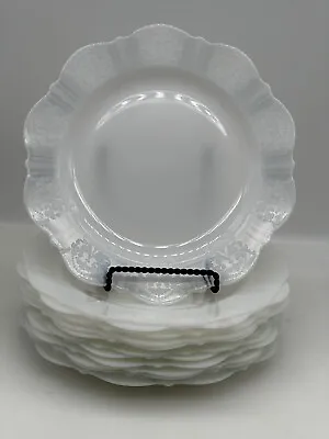 Monax American Sweetheart White MacBeth Evans 8.5” Luncheon Plate • $10