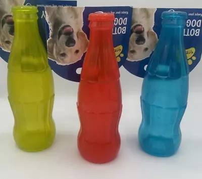 Heavy Duty Dog Toy Resistant Puppy Chew Bottle Dog Toy Teething Aid Dog Gift • £6.99