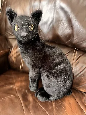 14  Boone The Black Cat - Realistic Stuffed Animal Plush By Tiger Tale Toys • $9.95