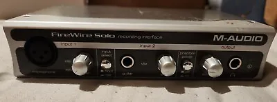 Rare M-Audio FireWire Solo Recording Interface Mac Apple • $24.99