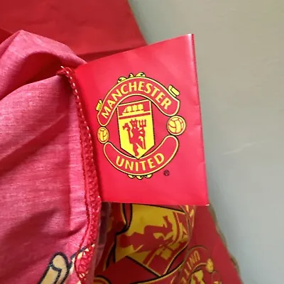 Manchester United Red Bolster Pillow Cover Sport Pillowcase 4 Pcs 1 Long3 Small • $69.99