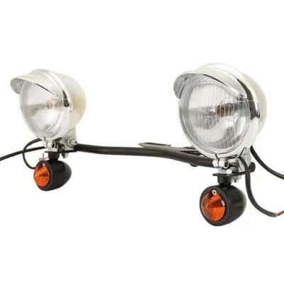 $69.99 • Buy Passing Turn Signal Spot Light Bar For Yamaha V Star 650 950 1100 Custom Classic