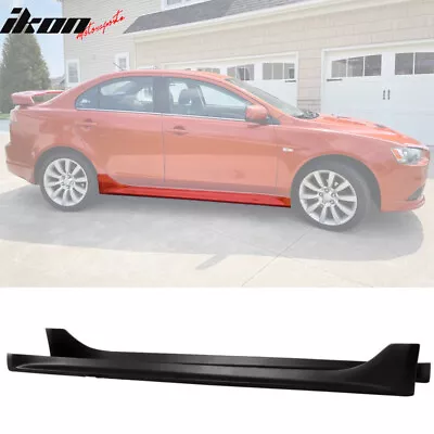 Fits 08-17 Mitsubishi Lancer OE Factory Style Side Skirts Extension Rocker Panel • $139.99