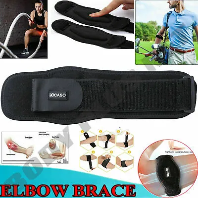 £3.45 • Buy Adjustable Elbow Strap Support Brace Golfers Epicondylitis Band Clasp Arthritis.