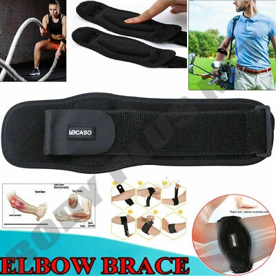 £3.55 • Buy Adjustable Elbow Strap Support Brace Golfers Epicondylitis Band Clasp Arthritis.