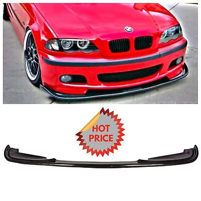 Real Carbon Fiber Lightweight Front Lip Spoiler For 99-05 Bmw E46 Mtech 2d 4d • $349