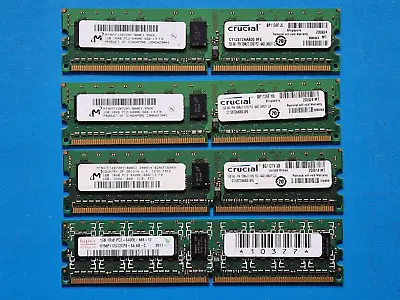 £6 • Buy 4GB (4x1GB) DDR2 ECC 800 MHz PC2-6400 RAM MEMORY