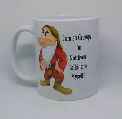 Mr Grumpy Coffee Mug Fathers Day Rude Funny Gift Birthday Present Grandad Cup • £9.98