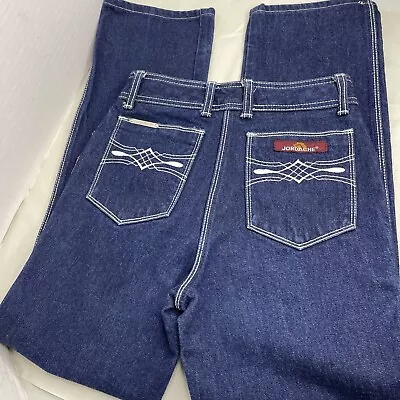 Vtg 1980s Jordache Jeans  High Rise Dark Stiff Denim Horse Logo Size 26L /23w • $39.99