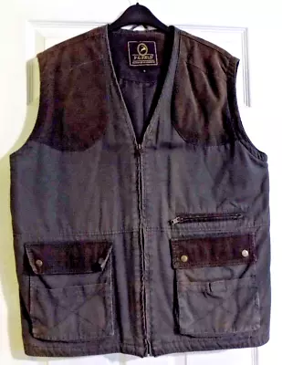 Mens Gilet/Bodywarmer PG FIELD Hunting/Shooting/Fishing Khaki M GOOD CONDITION • £14.99