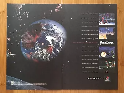 1998 Einhander PS1 Playstation 1 Vintage Print Ad/Poster Squaresoft Game Art • $14.99