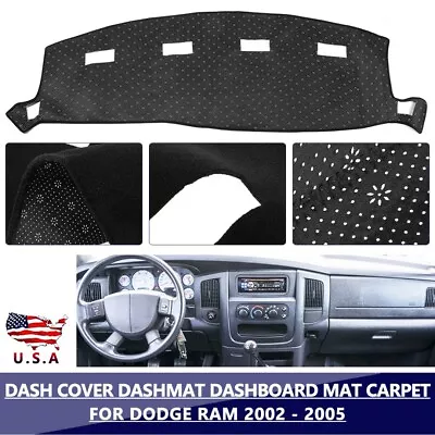 $15.99 • Buy For Dodge Ram 2002-2005 Dashboard Mat Dash Cover Pad 1500 2500 3500 Dashmat USA