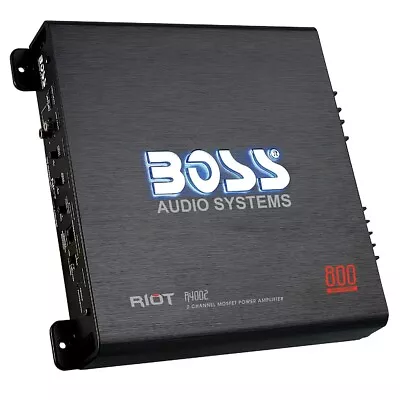 1 Boss Audio Systems R4002 Amplifier 2 Ch 800 Watt Max Trunk Car • £140.56