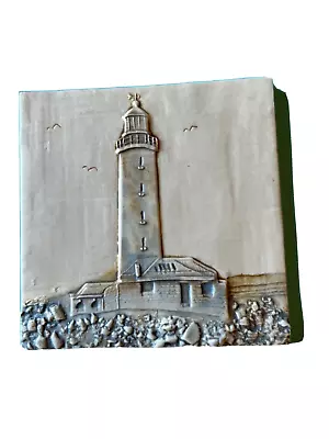 Porteous Art Tile Lighthouse Rocky Shore 6  X 6  • $25