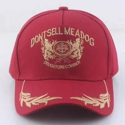 Embroidered Text Baseball Caps Adjustable Vintage Hats Men Fashion Headwear 1pc • $15.81