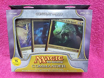 ITALIAN Magic MTG 2011 Commander C11 Sealed Counterpunch Deck RARE The Gathering • $169.99