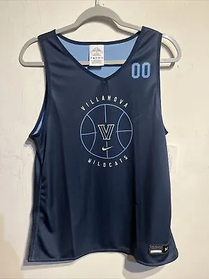 NWT Nike Villanova Wildcats Reversible Practice Jersey Women Sz Medium Navy Blue • $24.99