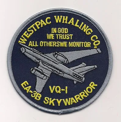 USN VQ-1 EA-3B WESTPAC WHALING COMPANY Patch FLEET AIR RECONNAISSANCE SQN • $5.99