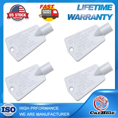 $5.99 • Buy For Whirlpool Maytag Kenmore 297147700 4 Pack Frigidaire Freezer Door Lock Key