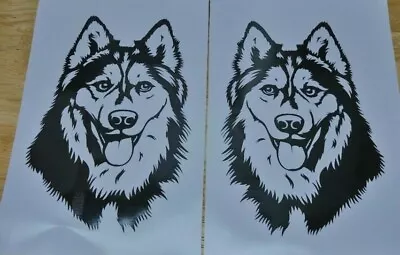 £5 • Buy Husky Car Van Body Panel Window Caravan Minivan Trailer Sticker Decal