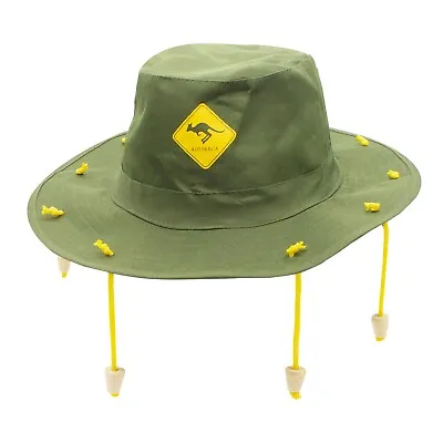 £7.74 • Buy Fancy Dress Australian Aussie Hat With Corks Ozzie Cork Hat