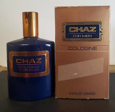 $170 • Buy Revlon CHAZ Revlon 3.5oz Cologne Splash Vintage RARE 
