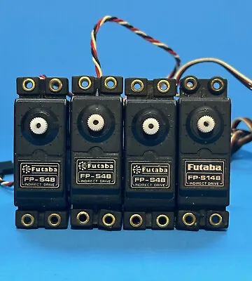 FUTABA FP-S48 Servos - LOT OF 4 - Working - Used - SET 1 • $19.99