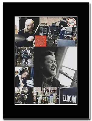 £15.99 • Buy Elbow - Blueprint Studios Salford 2011 - Matted Mounted Magazine Artwork
